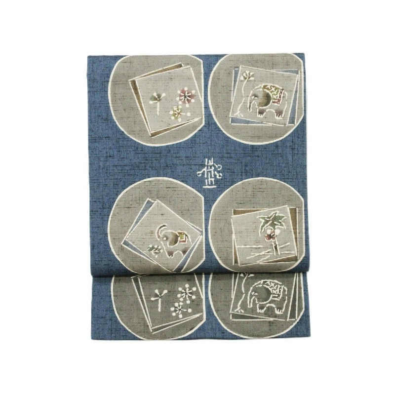 Dây obi Nagoya nhuộm tơ tằm - Hàng hiệu Authentic 873149