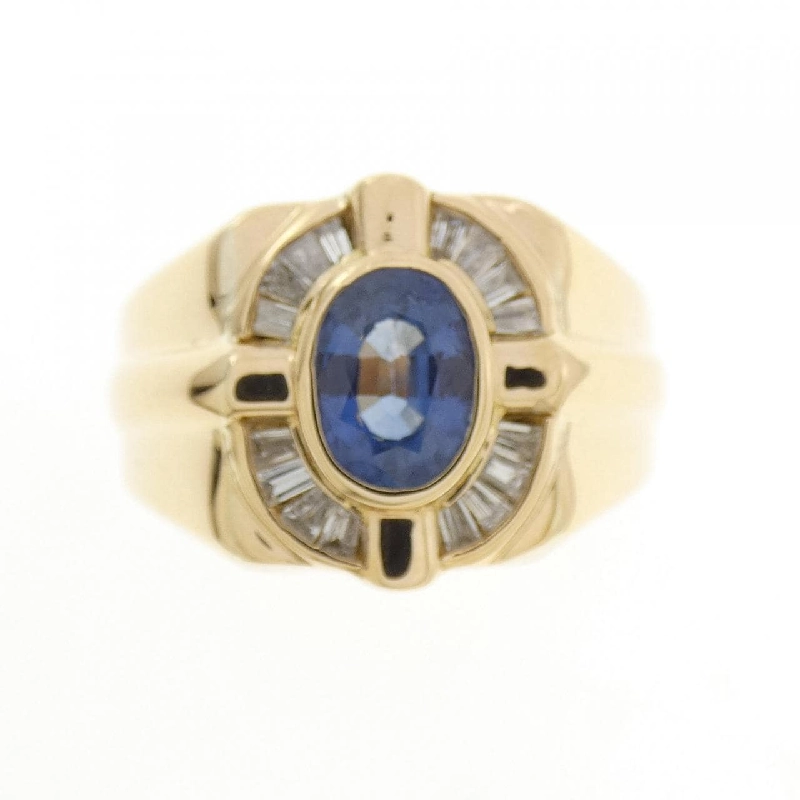 Nhẫn Sapphire K18YG 1.27CT - Hàng hiệu Chính hãng 847745