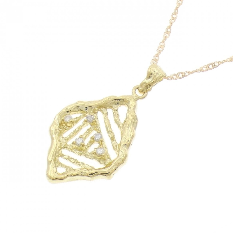 K18YG Dây chuyền kim cương 0.06CT - Hàng hiệu Chính hãng 857101