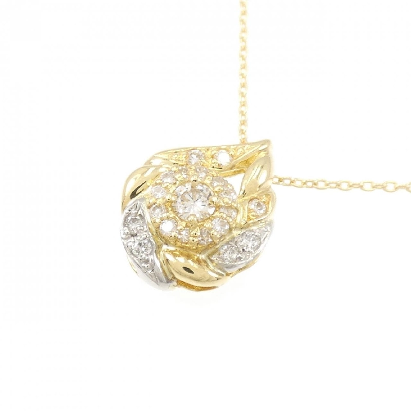 Dây chuyền kim cương K18YG/PT 0.30CT - Hàng hiệu Chính hãng 868154