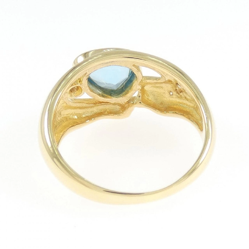 Nhẫn Blue Topaz K18YG - Hàng hiệu Authentic 853539