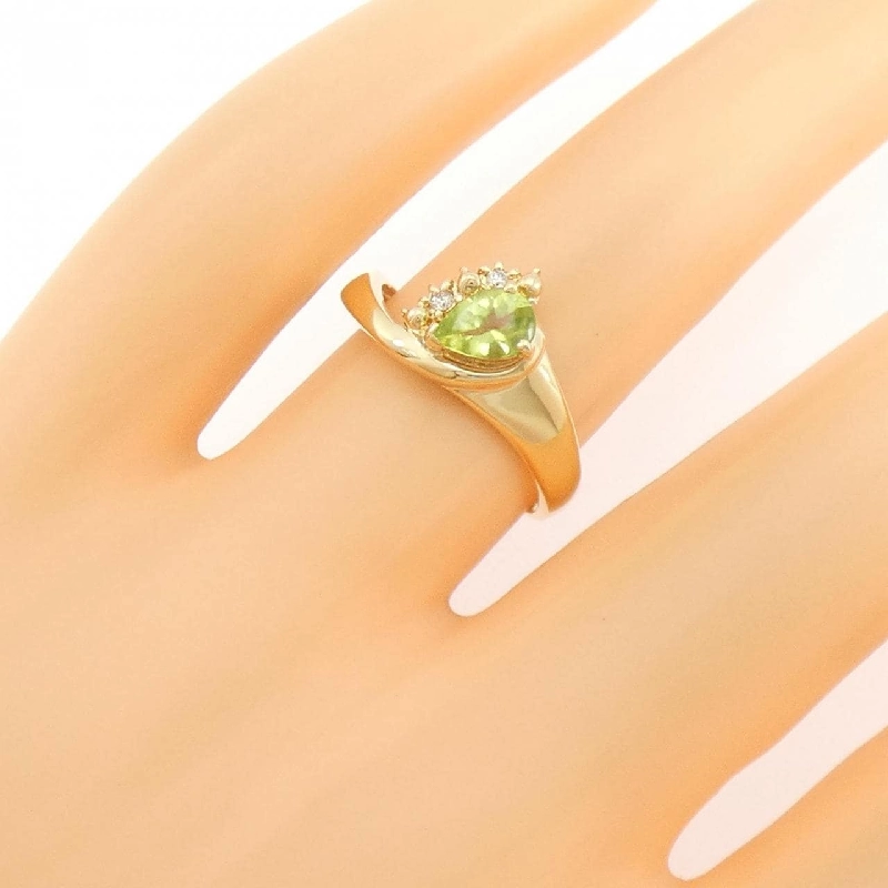 Nhẫn Peridot K18YG - Hàng hiệu Chính hãng 848654