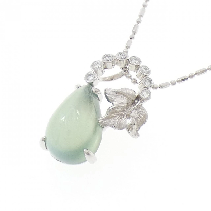 K18WG Dây chuyền Prehnite 9.20CT - Hàng hiệu Chính hãng 862845