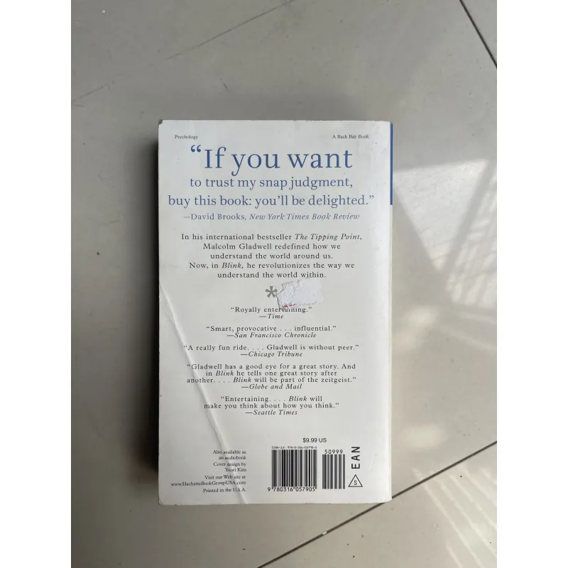 Blink - Malcom Gladwell  989937