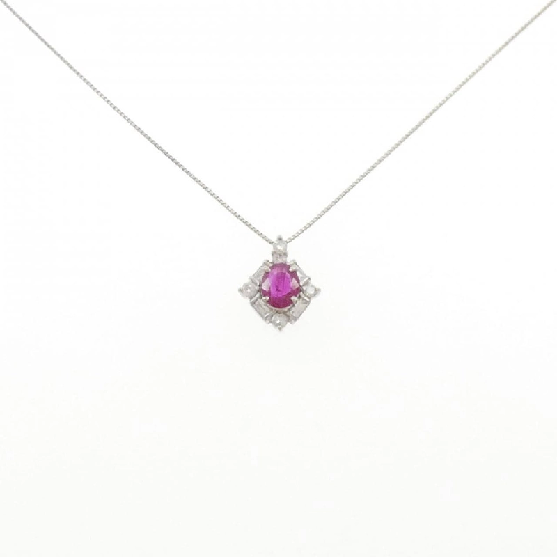 Dây chuyền ruby PT900/PT850 0.64CT - Hàng hiệu Chính hãng 863158