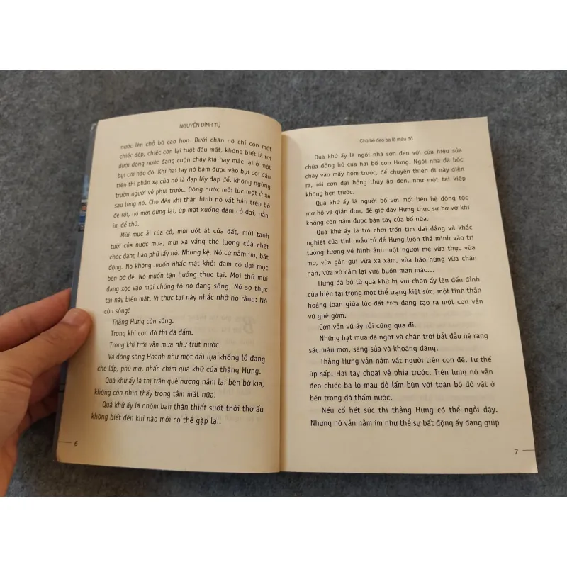 CHÚ BÉ ĐEO BA LÔ MÀU ĐỎ - NGUYỄN ĐÌNH TÚ 720000