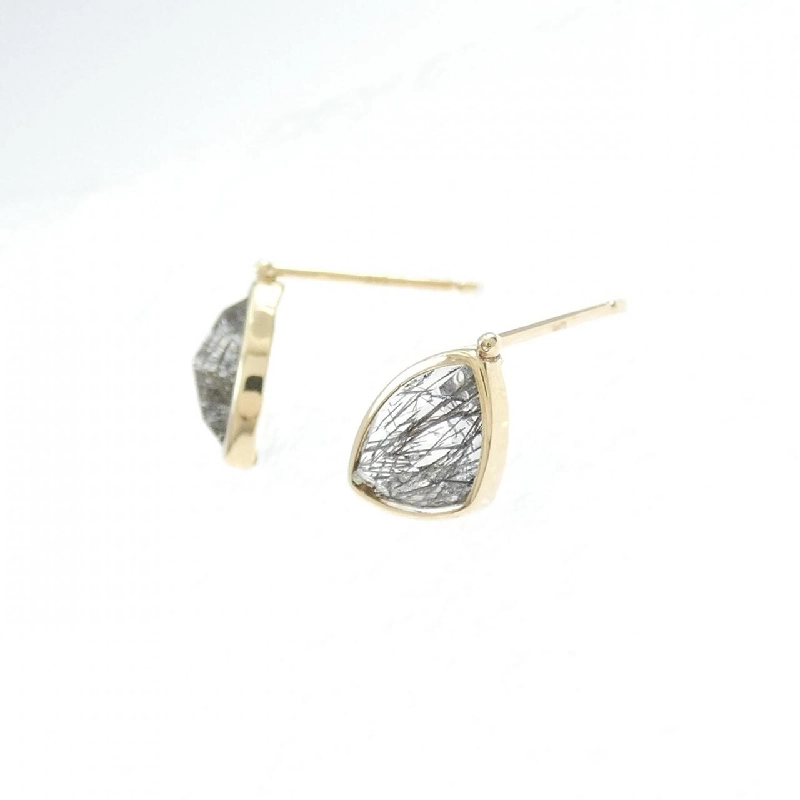 K10YG Tourmaline In Quartz Bông Tai - Hàng hiệu Chính hãng 867912