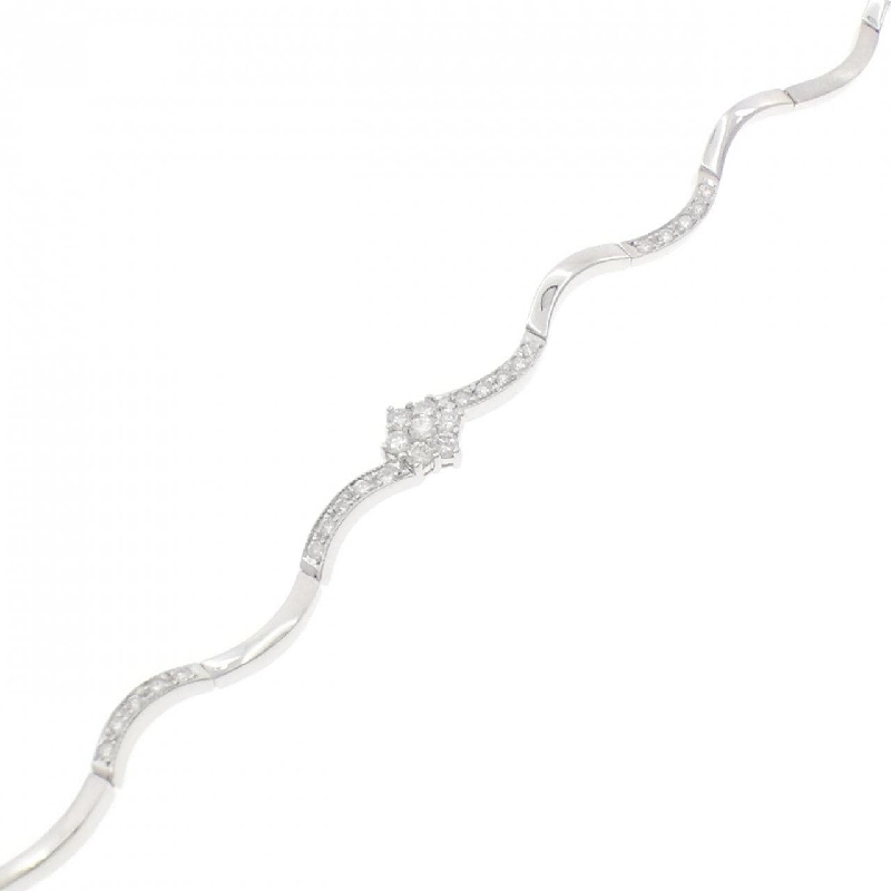 K18WG Vòng tay kim cương 0.65CT - Hàng hiệu Authentic 872578