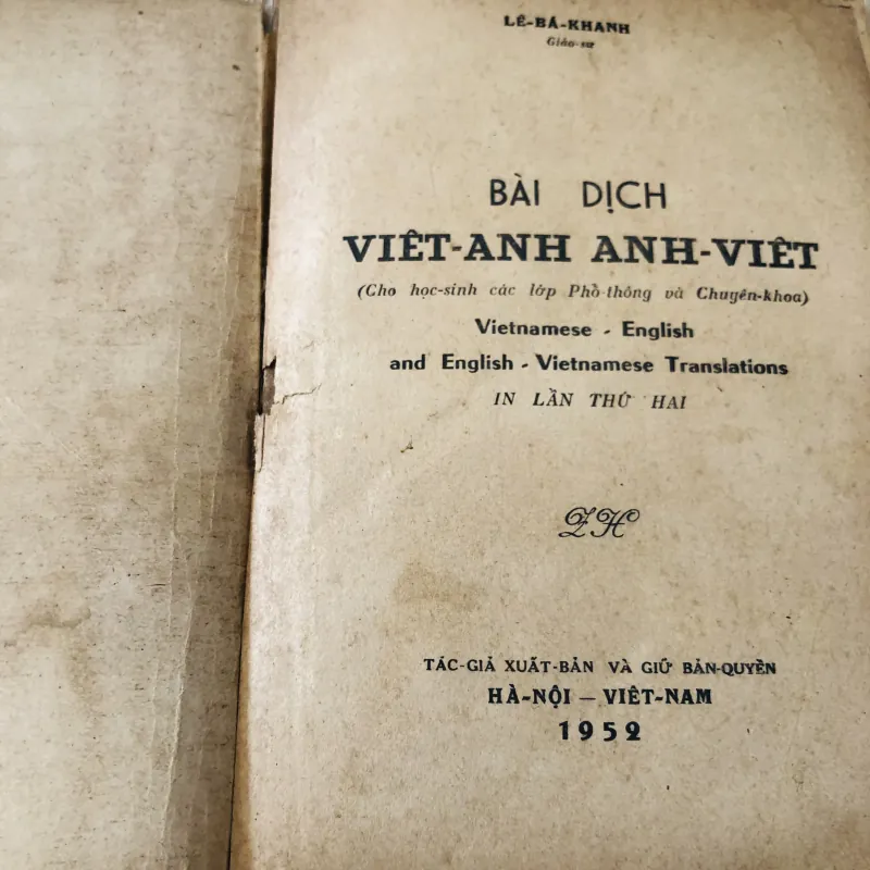 BÀI DỊCH VIỆT – ANH / ANH – VIỆT 971839