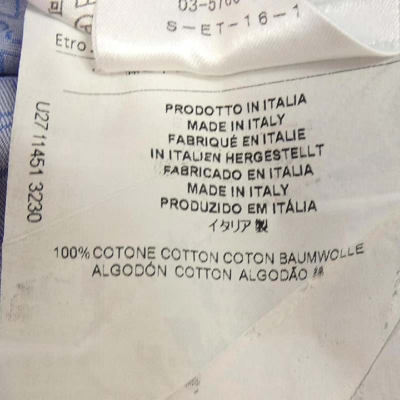 Áo sơ mi ETRO - Hàng hiệu Authentic 899170
