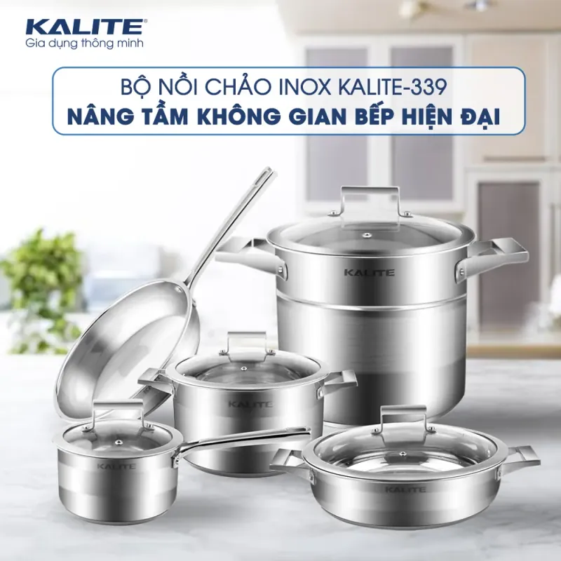 Bộ nồi chảo KALITE KL-339 siêu bền chuẩn châu Âu 795668