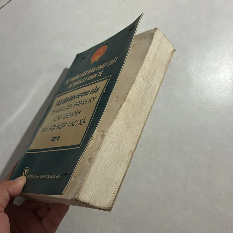 Các văn bản hướng dẫn thành lập, đăng ký kinh doanh đối với hợp tác xã (Tập 2) 728551
