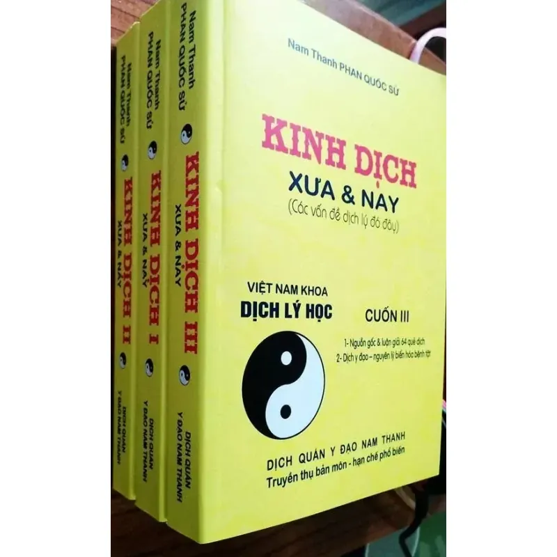SÁCH KINH DỊCH XƯA VÀ NAY TRỌN BỘ 3 QUYỂN BÌA MÈM 400 1039846