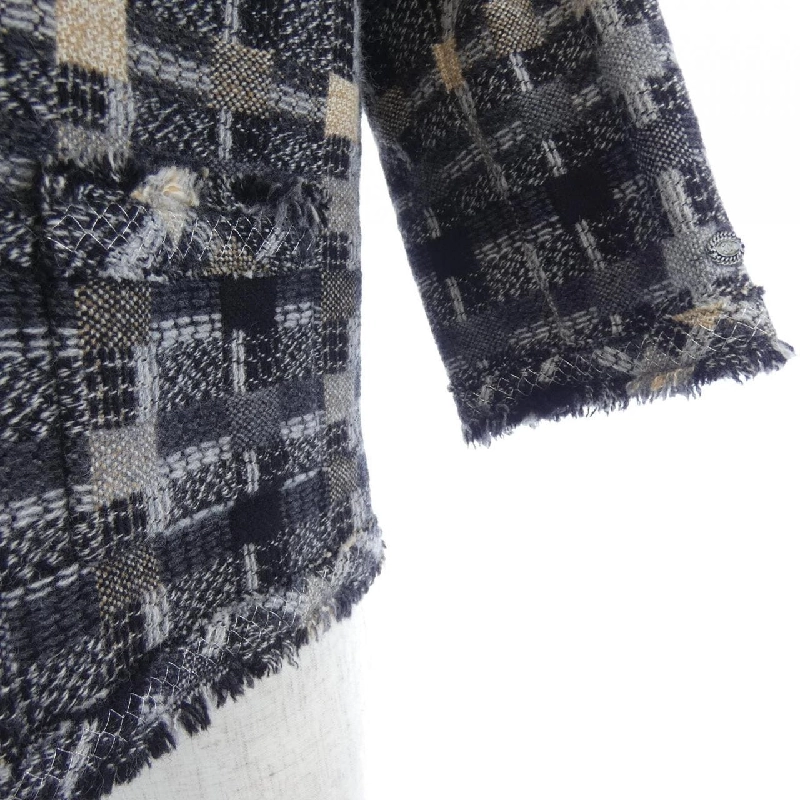 Áo khoác không cổ CHANEL P26751V17018 05A - Hàng hiệu Authentic 822332