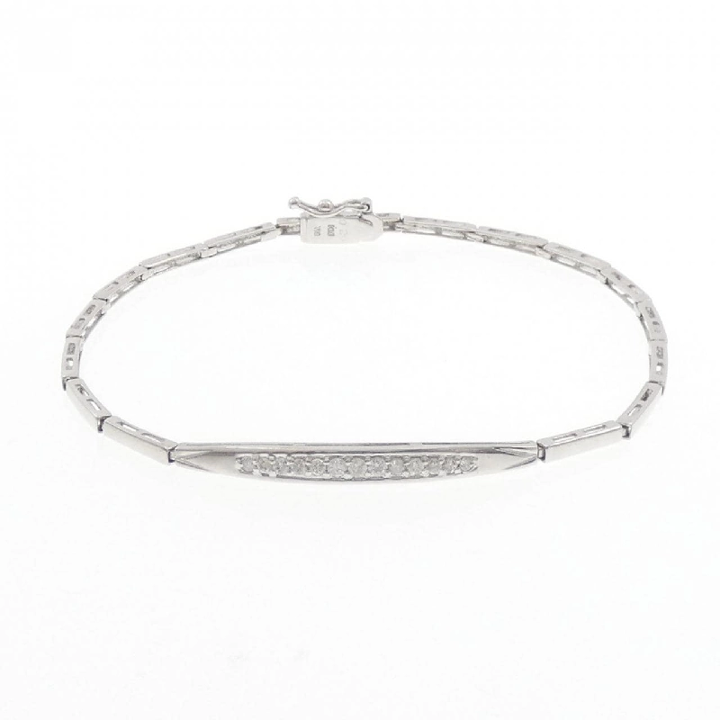 K18WG Vòng tay kim cương 0.20CT - Hàng hiệu Chính hãng 873028