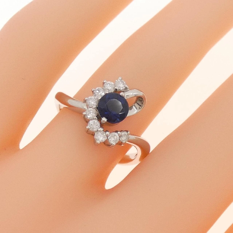 Nhẫn tourmaline indigo light PT900 0.54CT 671787