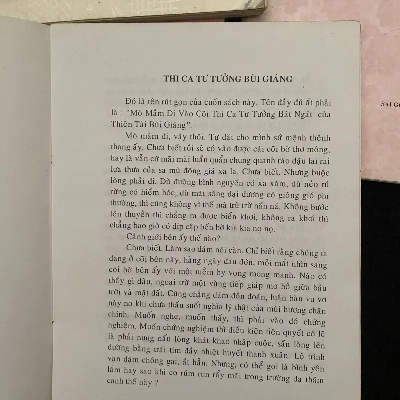 Thi ca tư tưởng Bùi Giáng - Nguyễn Quang Thanh biên soạn ( sách tự in) 1034468