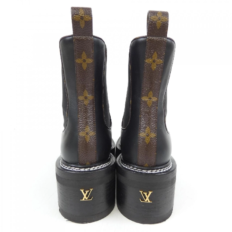 Giày bốt LOUIS VUITTON Monogram Canvas Buckle Loop LV Bober Line - Hàng hiệu Chính hãng 830205