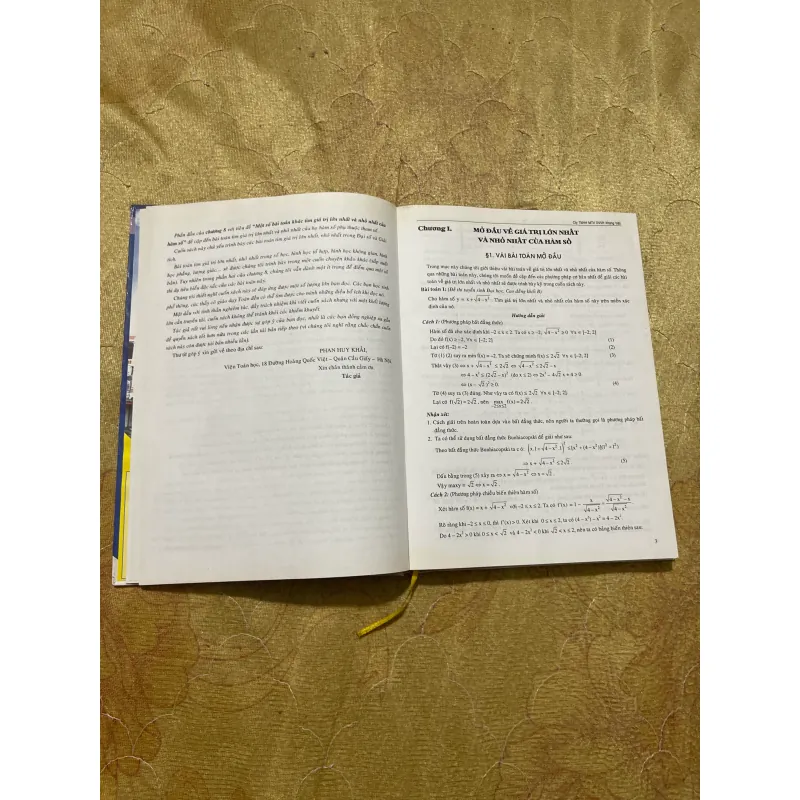 CÁC PHƯƠNG PHÁP GIẢI TOÁN GIÁ TRỊ LỚN NHẤT NHỎ NHẤT- PHAN HUY KHẢI 728500