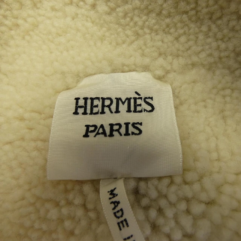 Áo khoác lông cừu HERMES 2H1205DB 633139