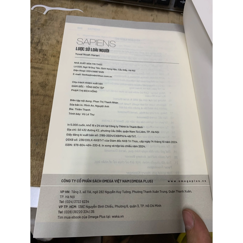 Sapiens lược sử loài người. 999 458167