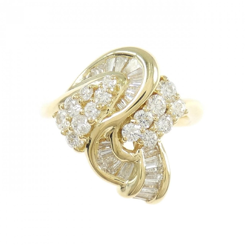 Nhẫn kim cương K18YG 1.01CT - Hàng hiệu Chính hãng 852729