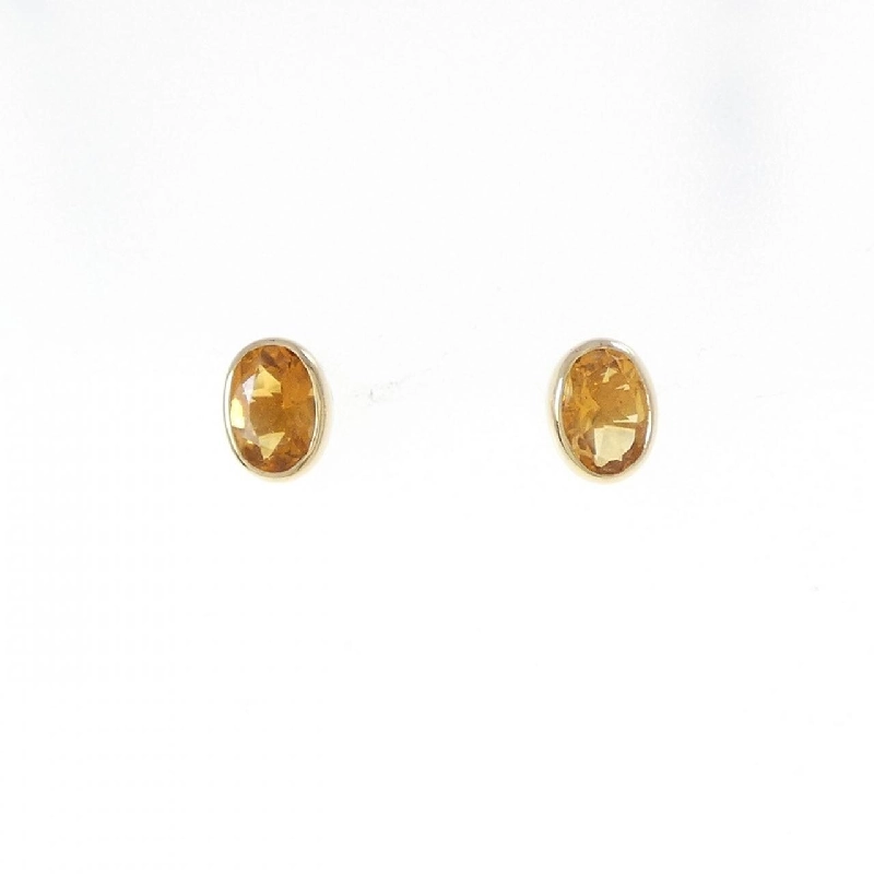 K18YG Citrine Bông tai - Hàng hiệu Chính hãng 874490