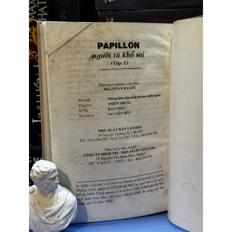 Trọn bộ 2 tập Papillon người tù khổ sai (bìa cứng)  751765
