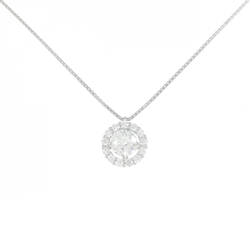 Dây chuyền kim cương PT900/PT850 0.525CT F SI1 VG - Hàng hiệu Chính hãng 875768