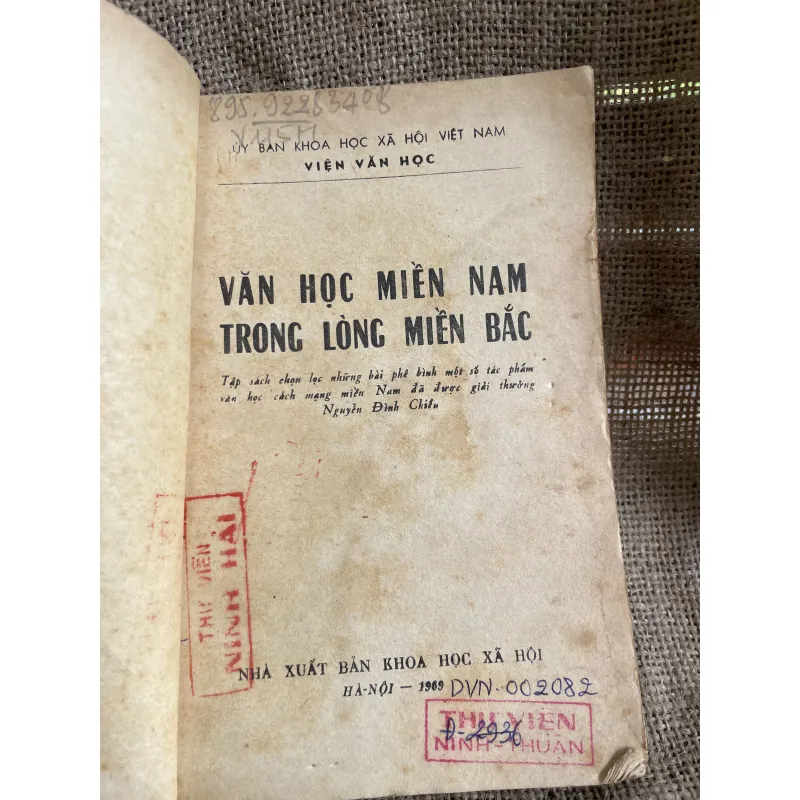 Văn Học miền Nam trong lòng miền Bắc -hơn 300 trang  933690