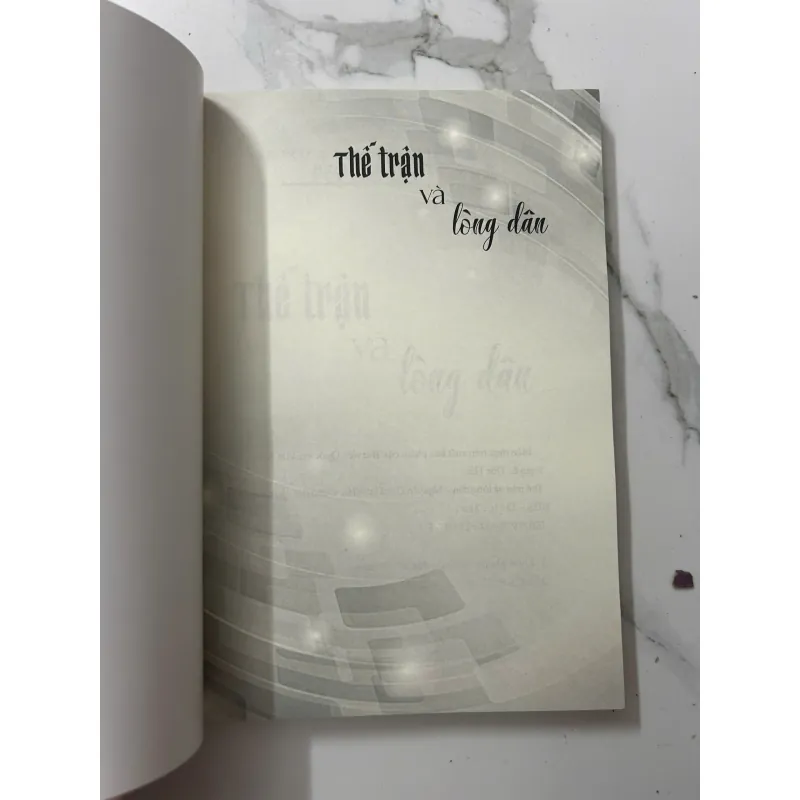 Thế trận và lòng dân - Trung tướng, PGS, TS Nguyễn Đức Hải 1023664