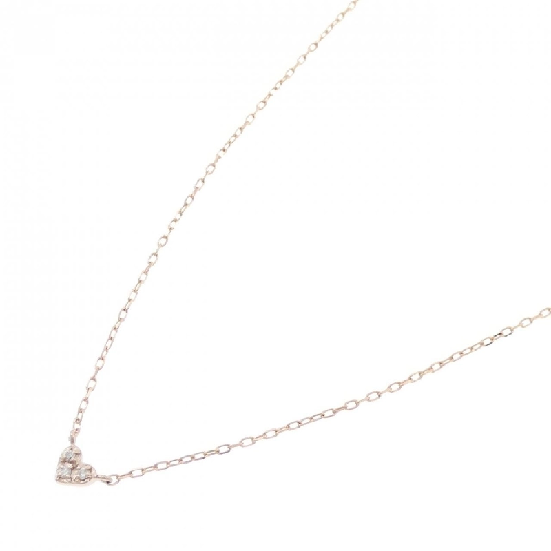 K10PG Dây chuyền hình trái tim kim cương - Hàng hiệu Chính hãng 864636