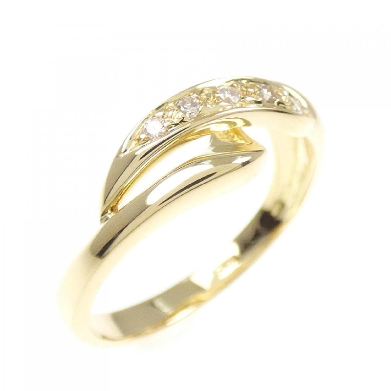 Nhẫn kim cương K18YG 0.05CT 671437