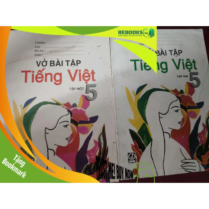 (TẶNG BOOKMARK) Vở bài tập tiếng việt 5 GIÁO KHOA RBK0810 956354