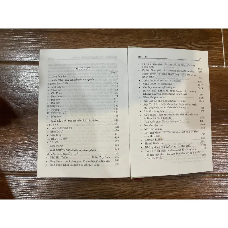 TÁC PHẨM VĂN HỌC ĐƯỢC GIẢI THƯỞNG HỒ CHÍ MINH - Nam Cao - Ngô Tất Tố - Hải Triều (k2) 307375