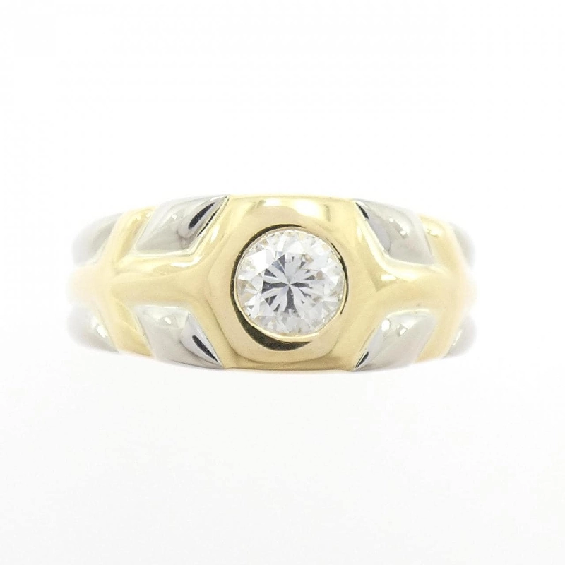 Nhẫn kim cương K18YG/PT900 0.556CT - Hàng hiệu Authentic 848740