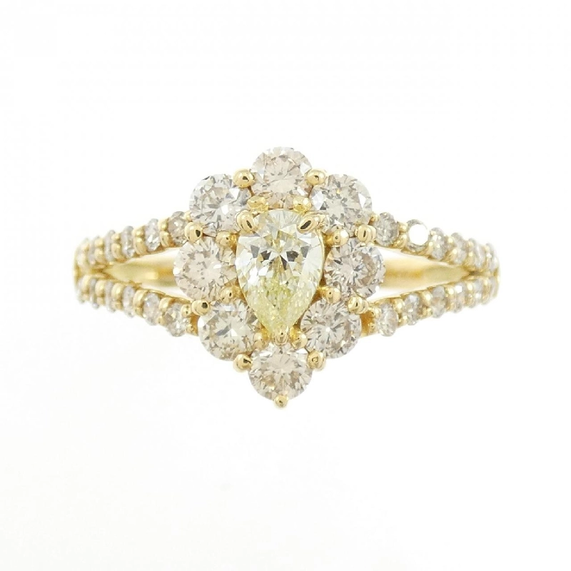 Nhẫn kim cương K18YG 1.00CT 670465