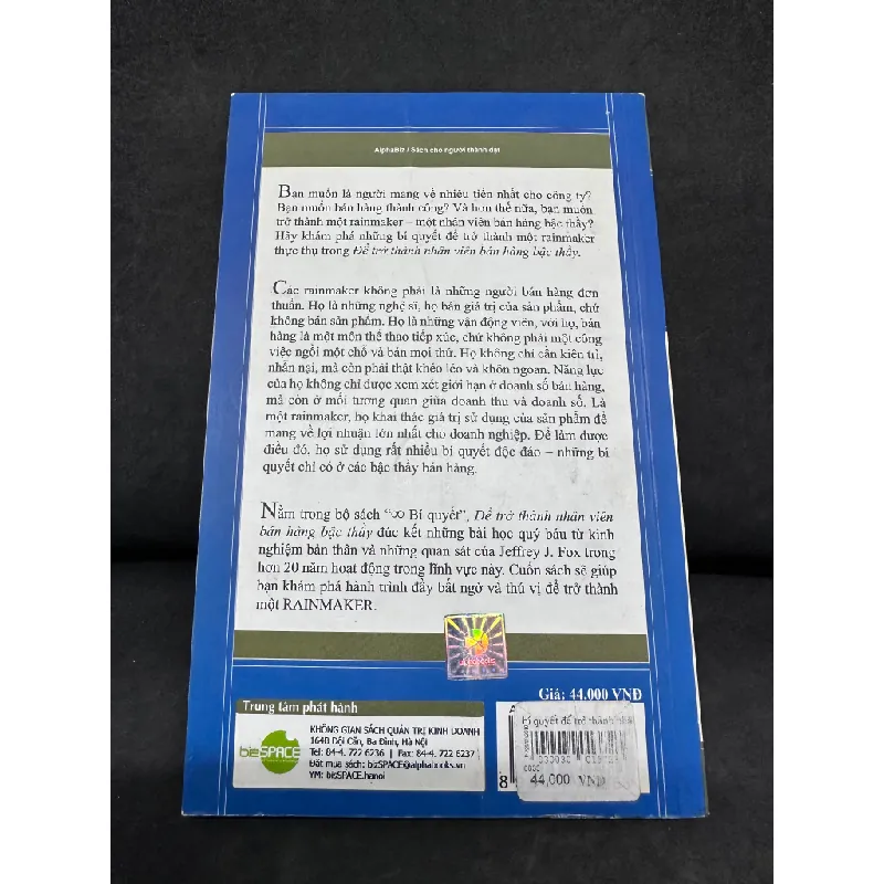 [Phiên Chợ Sách Cũ] Bí Quyết Để Trở Thành Nhân Viên Bán Hàng Bậc Thầy - Jeffrey J. Fox 1304, 2008 433708