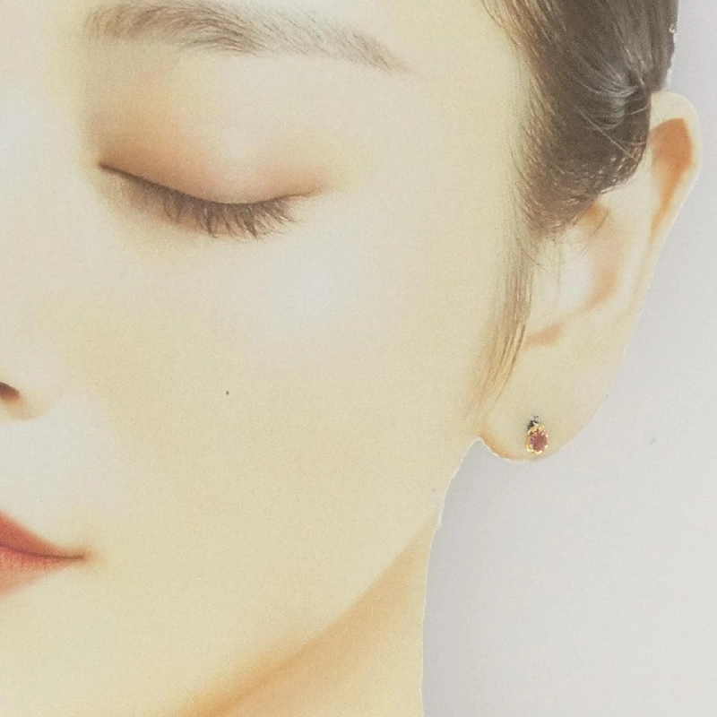 K18YG Tourmaline Bông tai - Hàng hiệu Chính hãng 870397