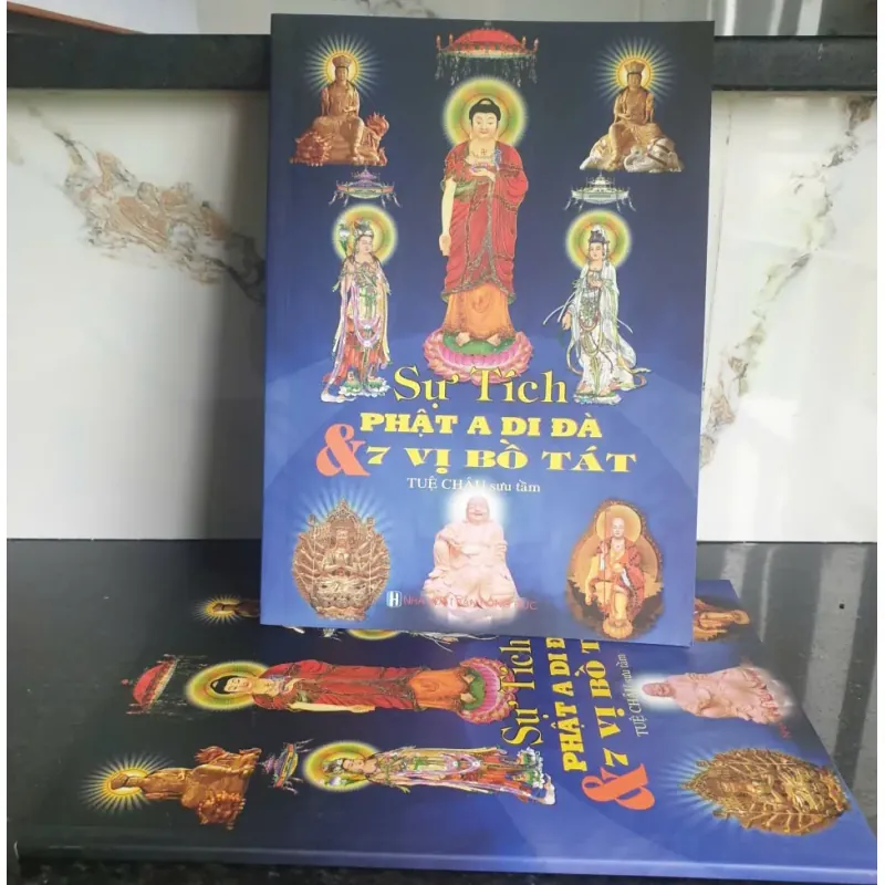 Sách Sự Tích Phật A Di Đà & 7 Vị Bồ Tát mới 90% 675451