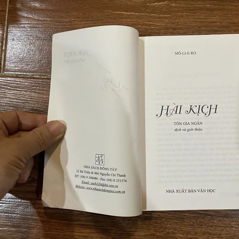 Hài Kịch - MOLIERE (6) 735002