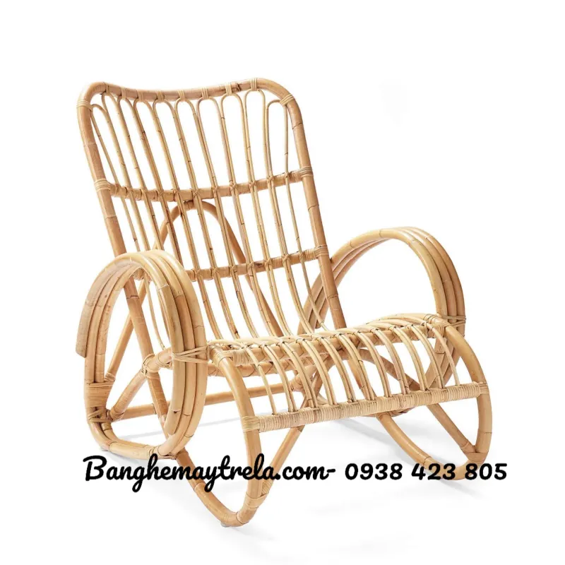 Ghế thư giãn mây tre đan 594090