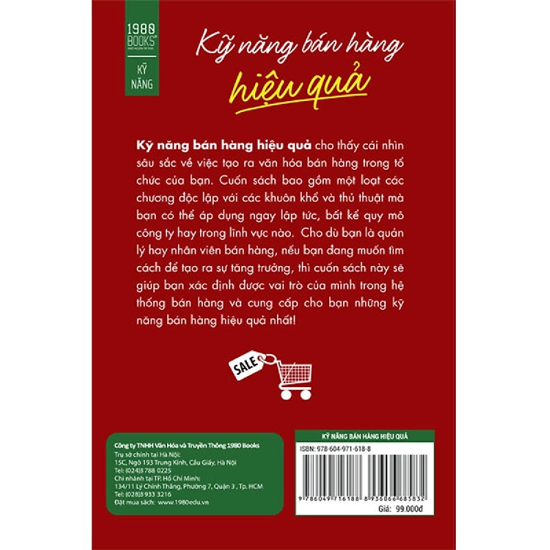 Kỹ Năng Bán Hàng Hiệu Quả - Cory Bray, Hilmon Sorey 404424