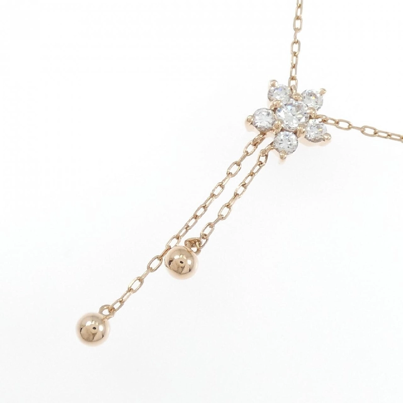 K10PG Hoa Cubic Necklace - Hàng hiệu Chính hãng 859794