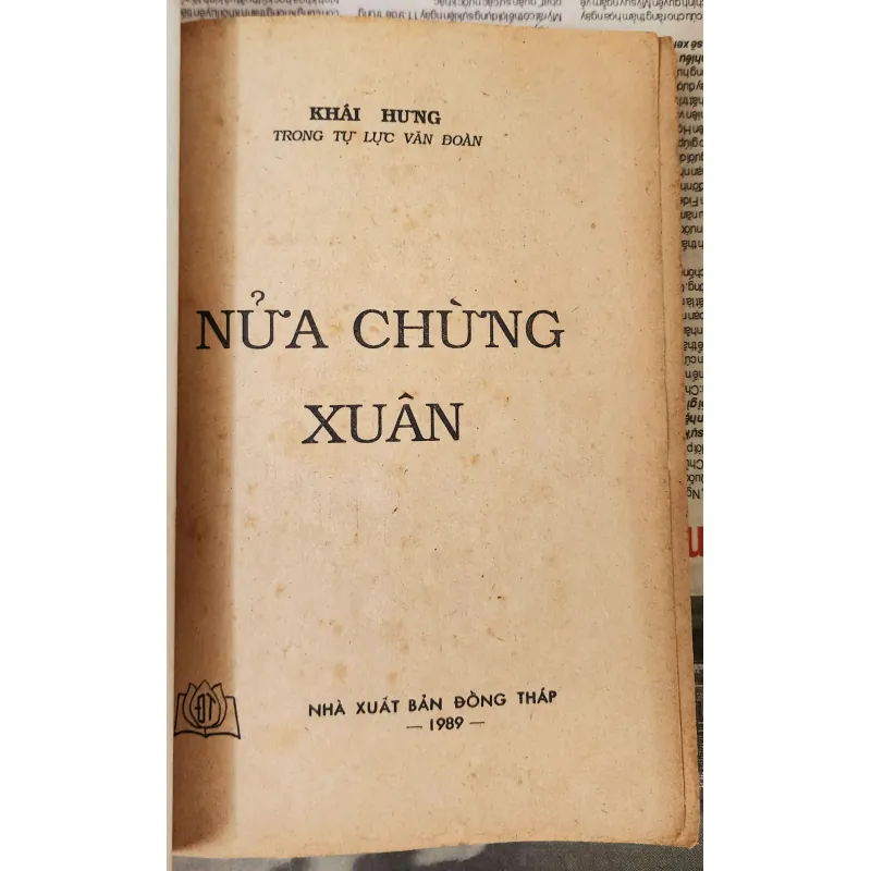 NỬA CHỪNG XUÂN - Khái Hưng (trong Tự Lực Văn Đoàn), 241 trang 726566