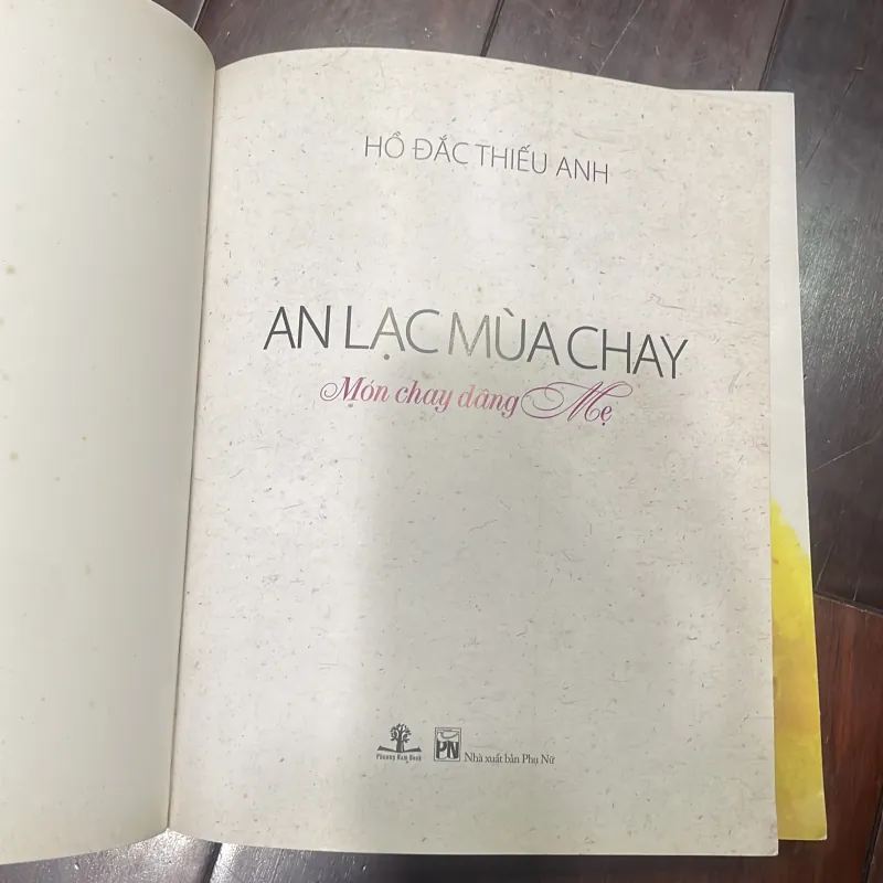 HỒ ĐẮC THIẾU ANH : AN LẠC MÙA CHAY - món chay dâng mẹ  1035328