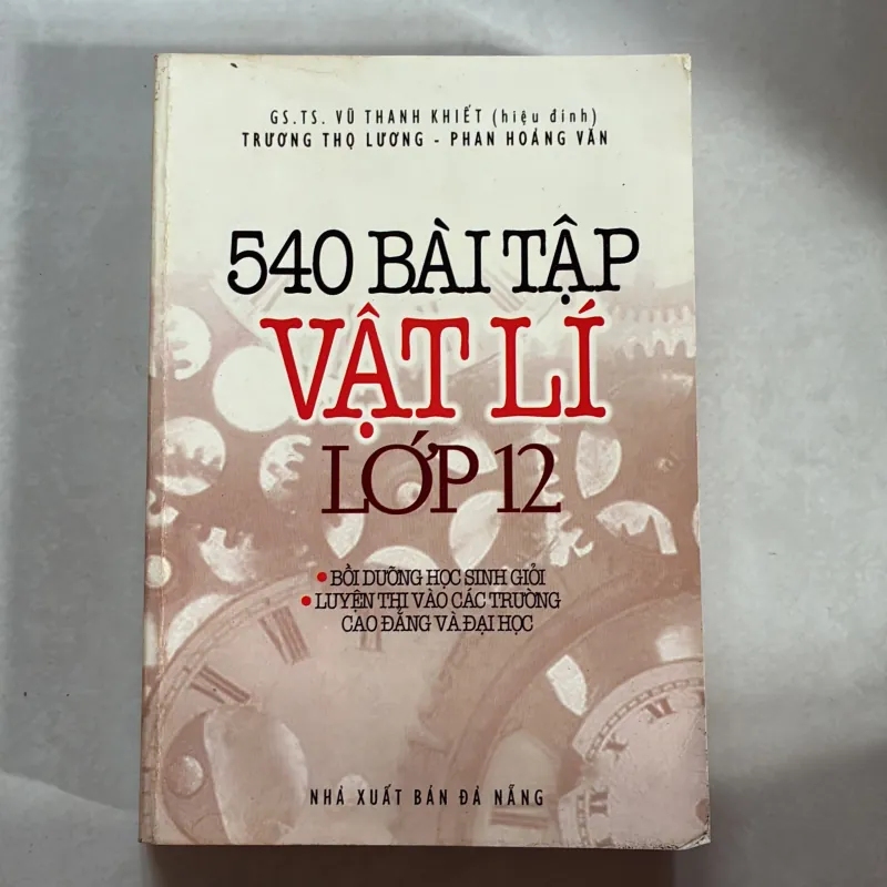 540 bài tập vật lý 12 - Vũ Thanh Khiết 990353