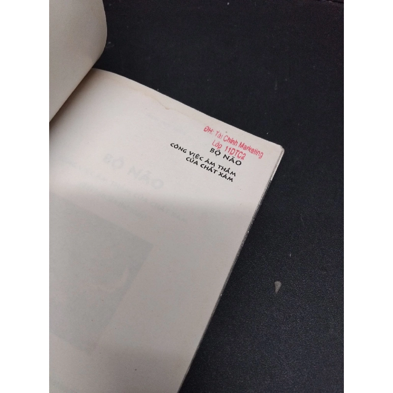 Bộ não mới 70% ố ẩm có mộc trang đầu 2009 HCM2809 Trịnh Huy Triều KHOA HỌC ĐỜI SỐNG 917124