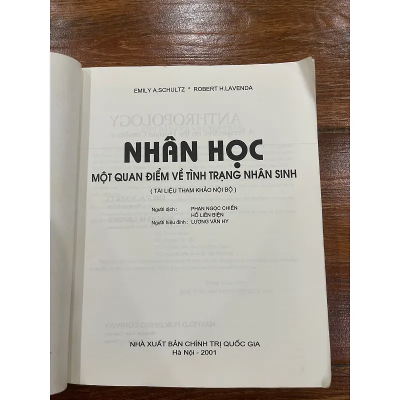 Nhân Học Một quan điểm về trình trạng nhân sinh (B) 561015