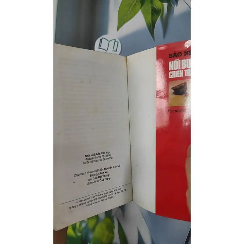 [MIỄN PHÍ BỌC SÁCH] Nỗi buồn chiến tranh - Bảo Ninh 798389